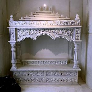 White Makrana Marble Temple
