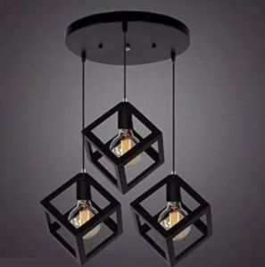 Iron Cube Hanging Light