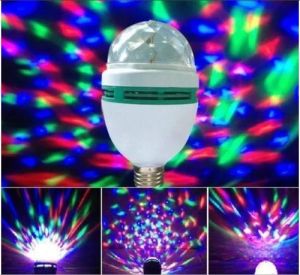 Multicolor LED Rotating Bulb
