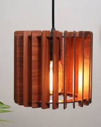 Wooden Hanging Light
