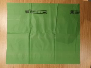 dark green compostable garbage bag