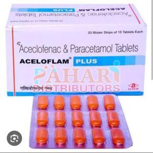 Aceloflam Plus Aceclofenac Paracetamol Tablets