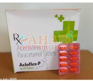 Acloflex P Aceclofenac Paracetamol Tablets