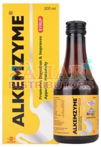 Alkemzyme Fungaal Diastase Papin Activated Charcoal Syrup