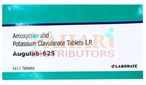 Augulab 625mg Amoxycillin Potassium Clavulanate Tablets