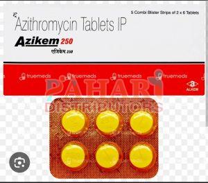 Azikem 250mg Azithromycin Tablets