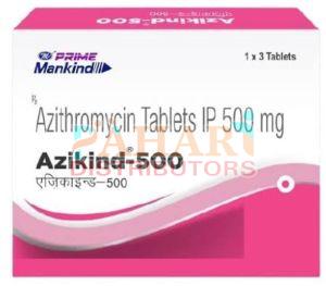 Azikind 500 Azithromycin Tablets
