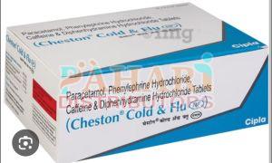 Cheston Cold & Flu Caffeine Diphenhydramine Paracetamol Phenylephrine Tablets