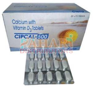 Cipcal 500 Calcium Vitamin D3 Tablets