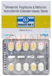 Debistal GM2 Glimepiride Metformin Pioglitazone Tablets