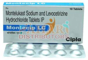 Montecip Lc Montelukast Sodium Levocetirizine Hydrochloride Tablets