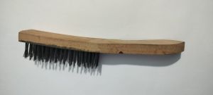 Wooden Handle Wire Brush