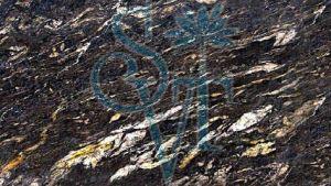 Indian Cosmic Black Granite Slab
