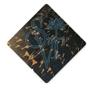 Indian Fish Brown Granite Slab