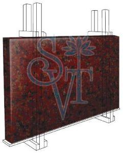 Indian Jhansi Red Granite Slab