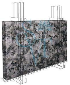 Indian P White Granite Slab