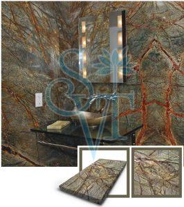 Rainforest Green Marble Slab
