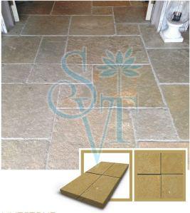 Smooth Yellow Limestone Slab