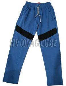 Mens Sky Blue Regular Fit Cotton Lower