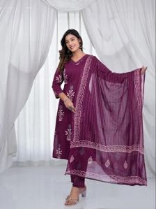Ladies Pure Cotton Suit