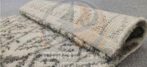Ivory Tribal Motif Woolen Hand Tufted Rug