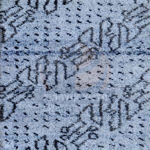 Designer Blue Wool Hand Tufted Rug