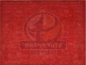 Red Handloom Gabbeh Carpet