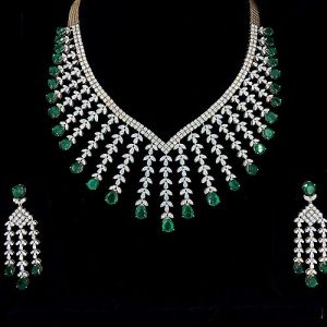 Elegance Lab Grown Diamond Necklace Set
