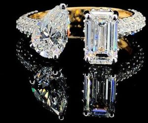 Lab Grown Diamond Halo Engagement Ring