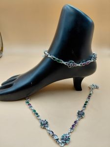 925 Sterling Silver Elegant Ladies Anklet