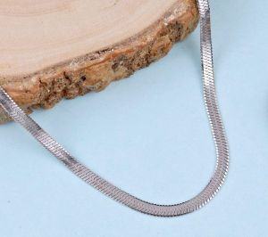 Korean Style Ladies Silver Chain