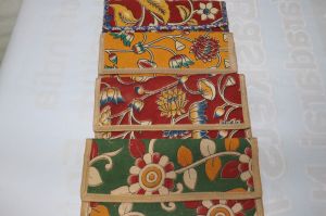 Kalamkari Printed Fancy Jute Pouch Bag