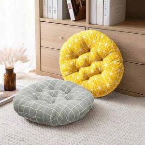 Round Printed Floor Cushion
