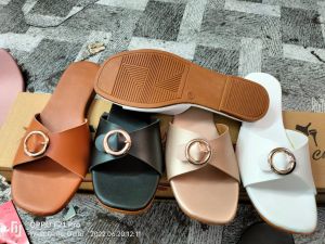 Flexible Strap Flat Ladies Sandal