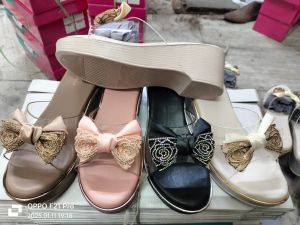 Rose Design Heel Ladies Sandal