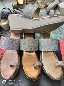 Toe Ring Wedge Heel Ladies Sandal