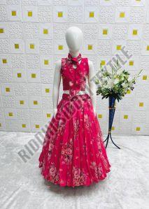 RST-040 Heavy Fox Georgette Designer Lehenga Choli Jacket Set