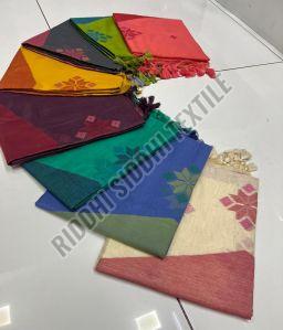 RST-028 Pure Handloom Jamdani Fabric Saree