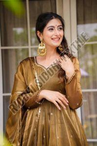 RST-002 Ladies Jimmy Choo Digital Print Anarkali Suit Set