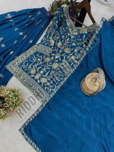 RST-012 Ladies Sequence Work Top-Lehenga & Dupatta Set