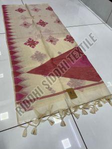 RST-028 Pure Handloom Jamdani Fabric Saree