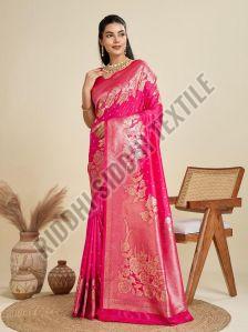 RST-021 Soft Kanjivaram Silk Saree with Pure Zari Woven Pallu