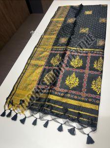 RST-031 Malmal Silk Saree With Jari Woven Border