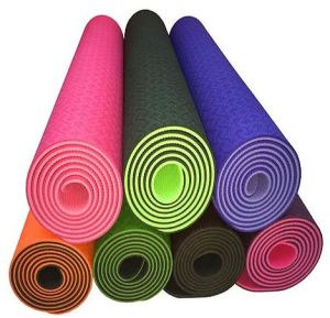 Multicolor PVC Yoga Mat