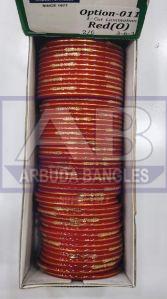 Option Red Glass Bangles