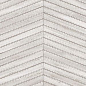 Chevron Silver Wood Look Tile