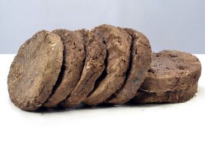 cow dung cake