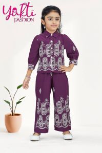 Kids Girls Plazzo Set