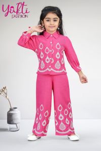 Kids Girl Palazzo Top Set