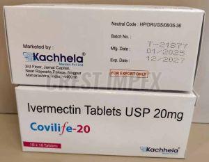 Covilife 20mg Ivermectin Tablets